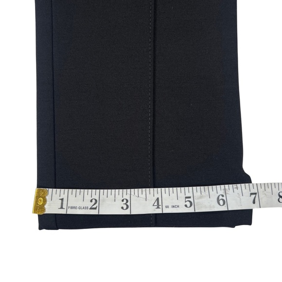 NEW Christian Siriano Ponte Pants Ankle Cropped Career Office Black XS NWT - Picture 8 of 11